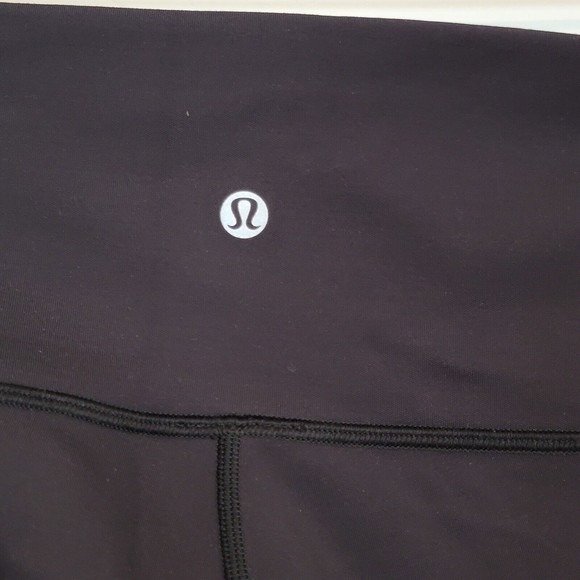 Lululemon Wunder Under Hi-Rise Tight Ombre Black Yum Yum Pink Speckle Size 10 - Picture 4 of 9